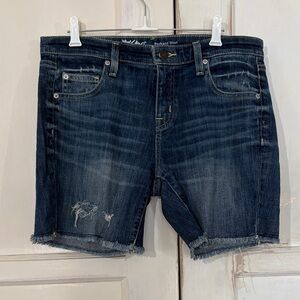 Women's Distressed Denim Jean Shorts